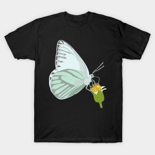 Butterfly with flower T-Shirt